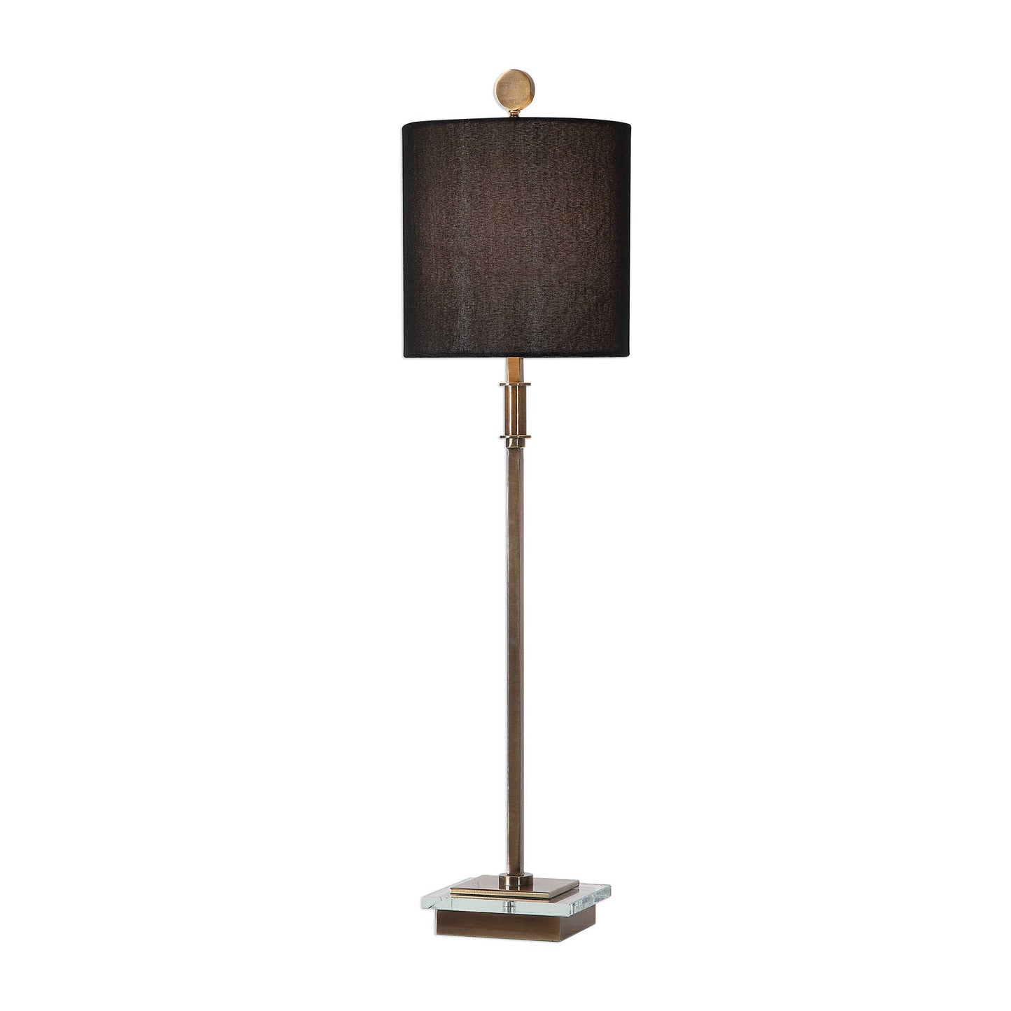 Uttermost's Volante Antique Brass Table Lamp Designed By Matthew Williams