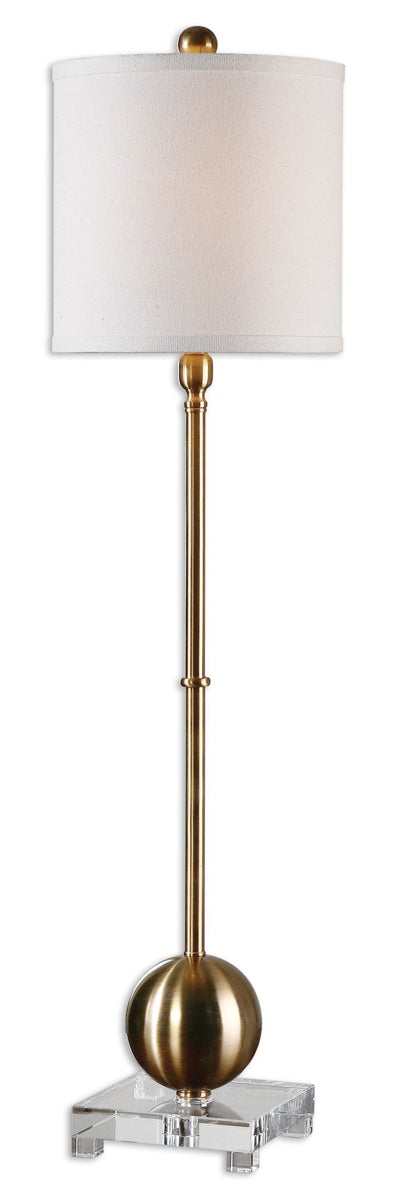 Uttermost's Laton Brass Buffet Lamp Designed By David Frisch