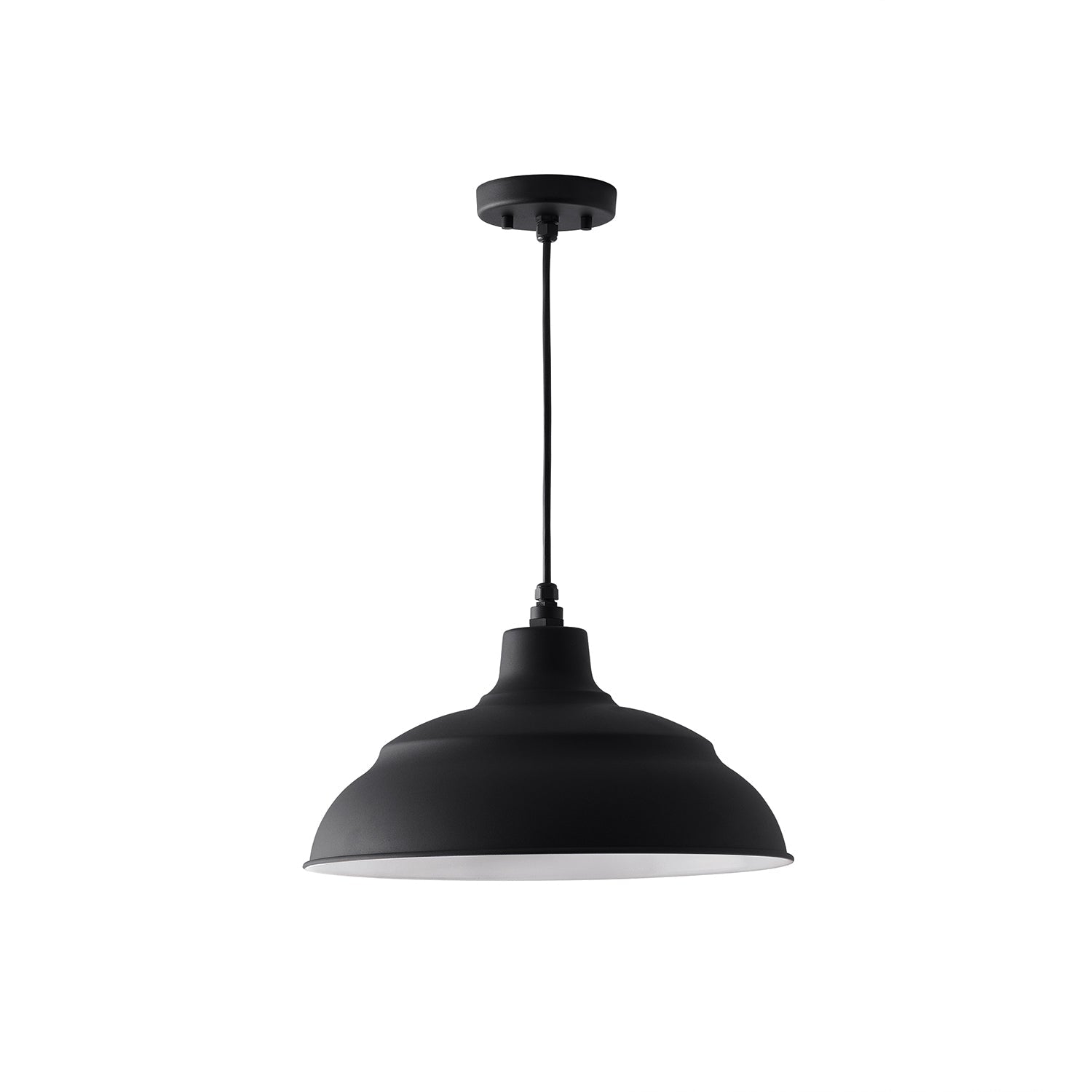  RLM 1-Light Outdoor Pendant In Black