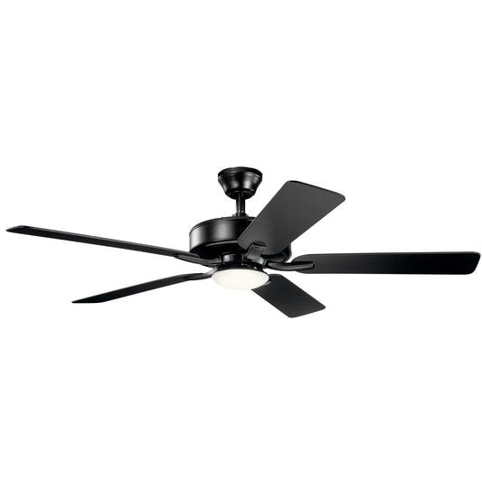  Basics Pro 52" Designer Ceiling Fan In Satin Black