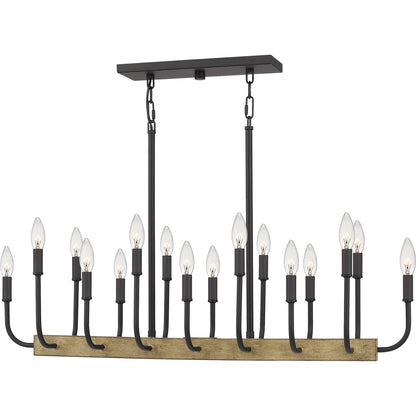  Coda 16-Light Island Light In Matte Black