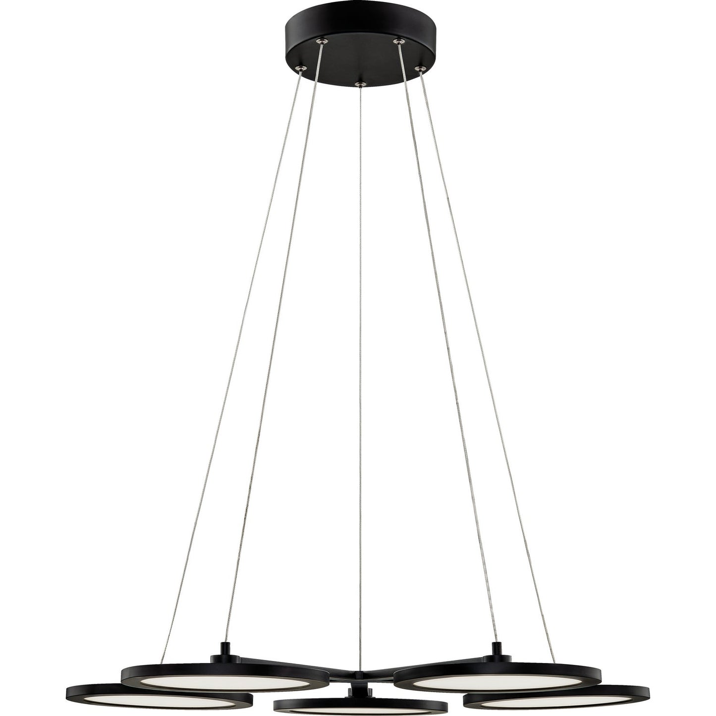  Nitro LED Chandelier In Matte Black