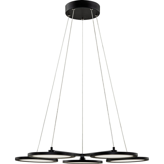 Nitro LED Chandelier In Matte Black