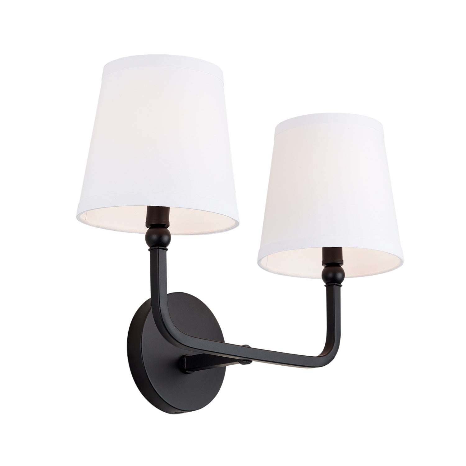  Dawson 2-Light Vanity In Matte Black