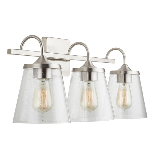  Jayne 3-Light Vanity In Brushed Nickel