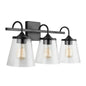  Jayne 3-Light Vanity In Matte Black