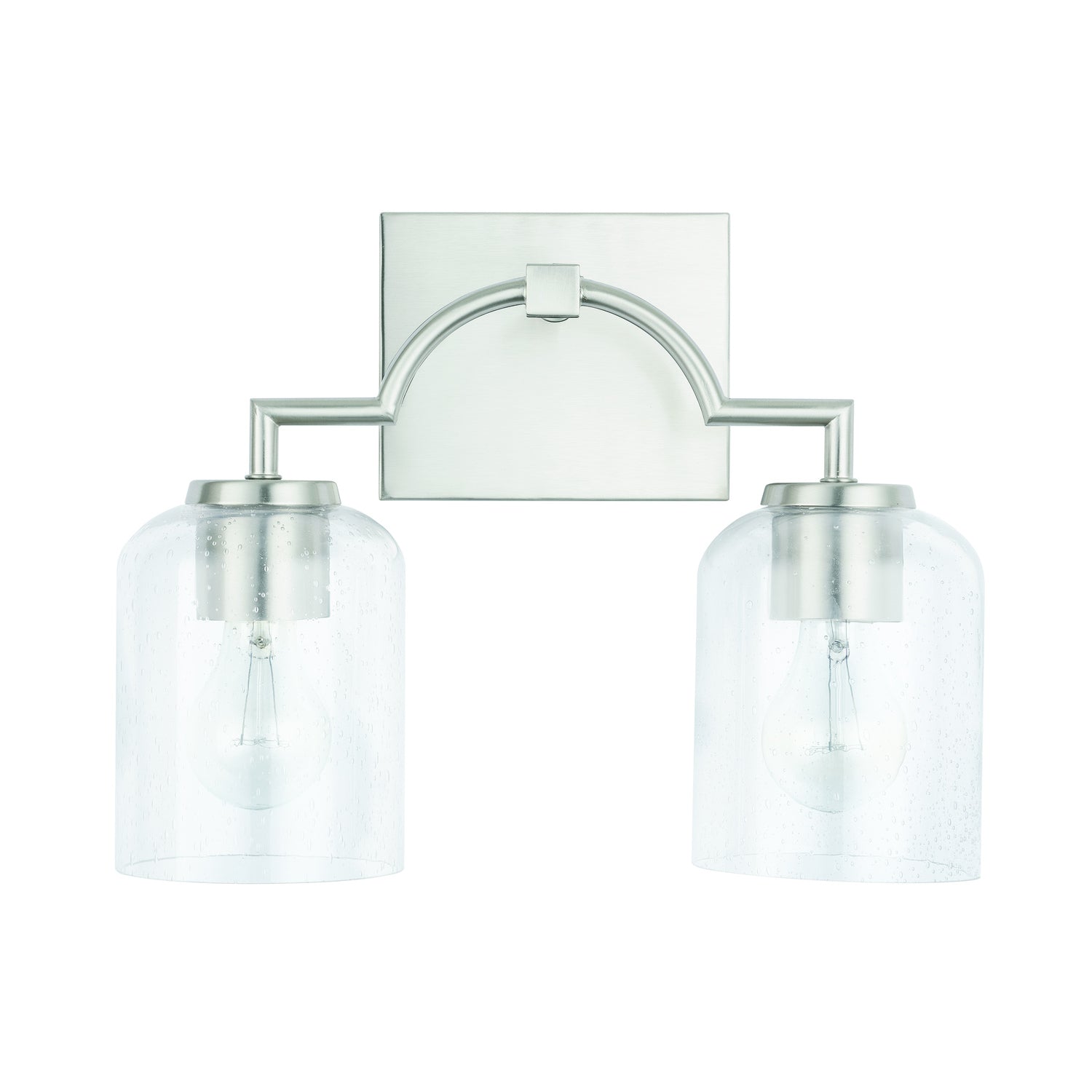  Carter 2-Light Vanity In Brushed Nickel