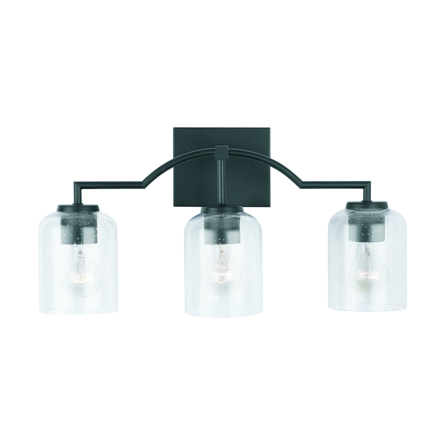 Carter 3-Light Vanity In Matte Black