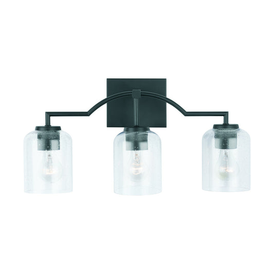  Carter 3-Light Vanity In Matte Black