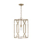  Jordyn 1-Light Pendant In Aged Brass