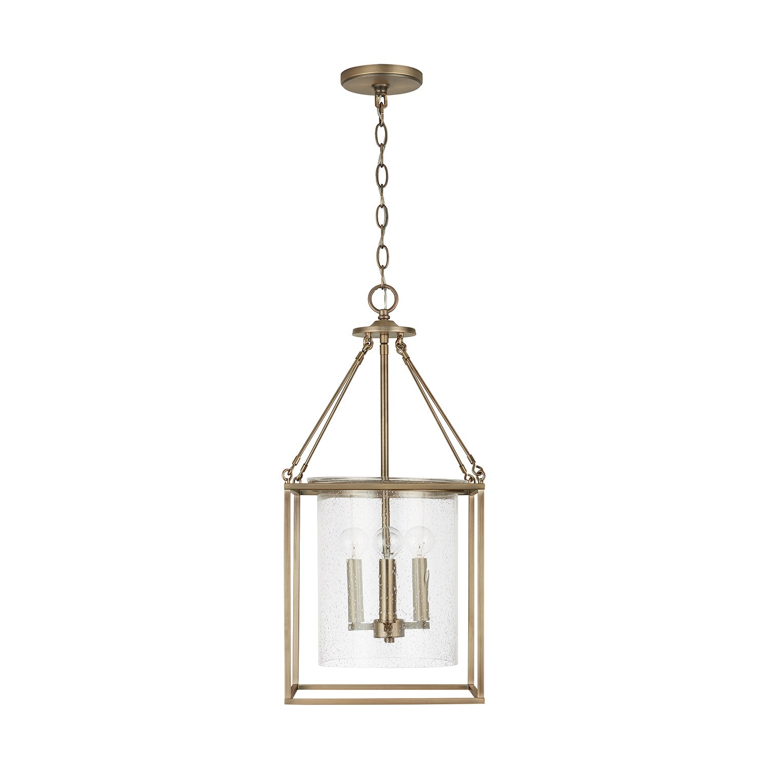  Cooper 4-Light Pendant In Aged Brass