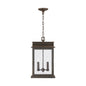  Bolton 2-Light Outdoor Hanging Lantern In Oiled Bronze