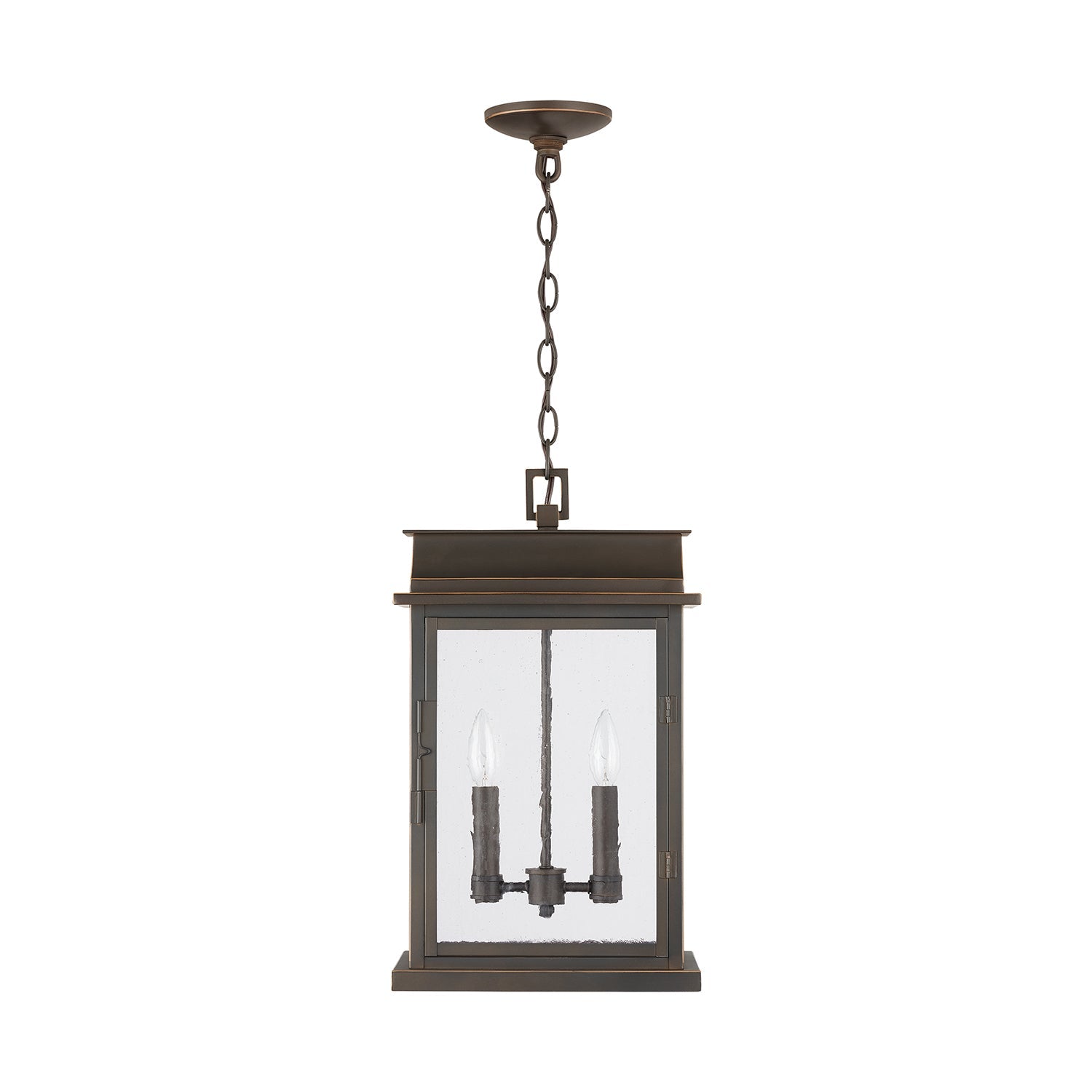  Bolton 2-Light Outdoor Hanging Lantern In Oiled Bronze