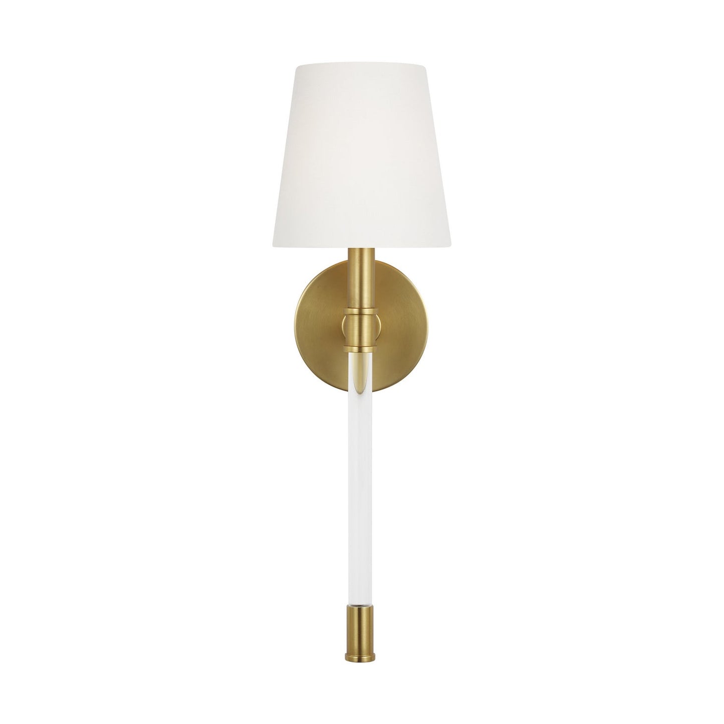  Hanover 1-Light Wall Sconce In Burnished Brass