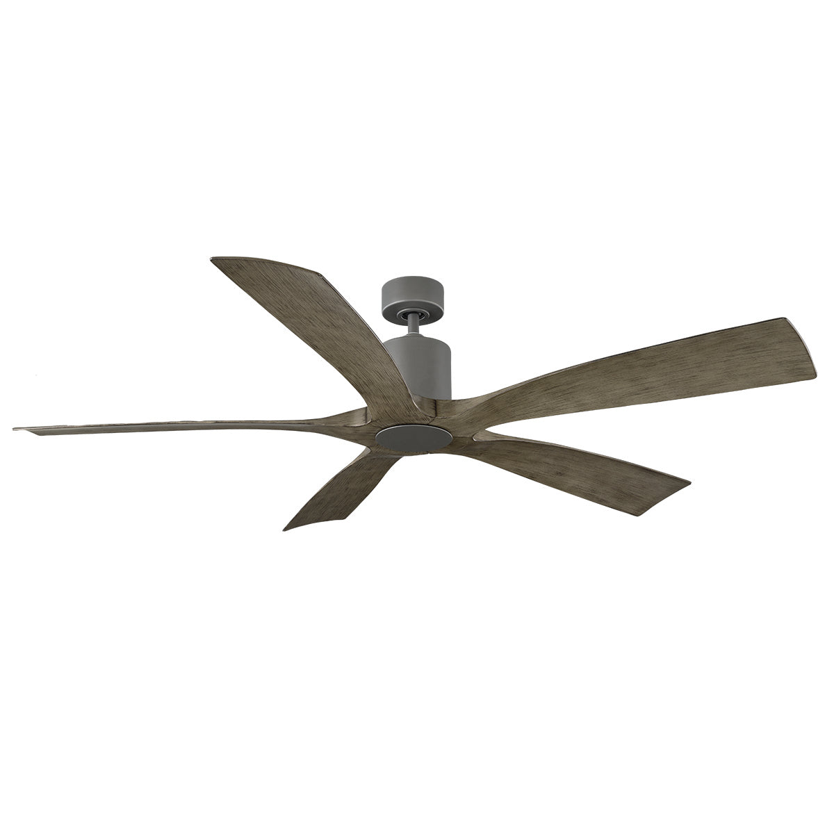  Aviator 70" Ceiling Fan In Graphite & Weathered Gray