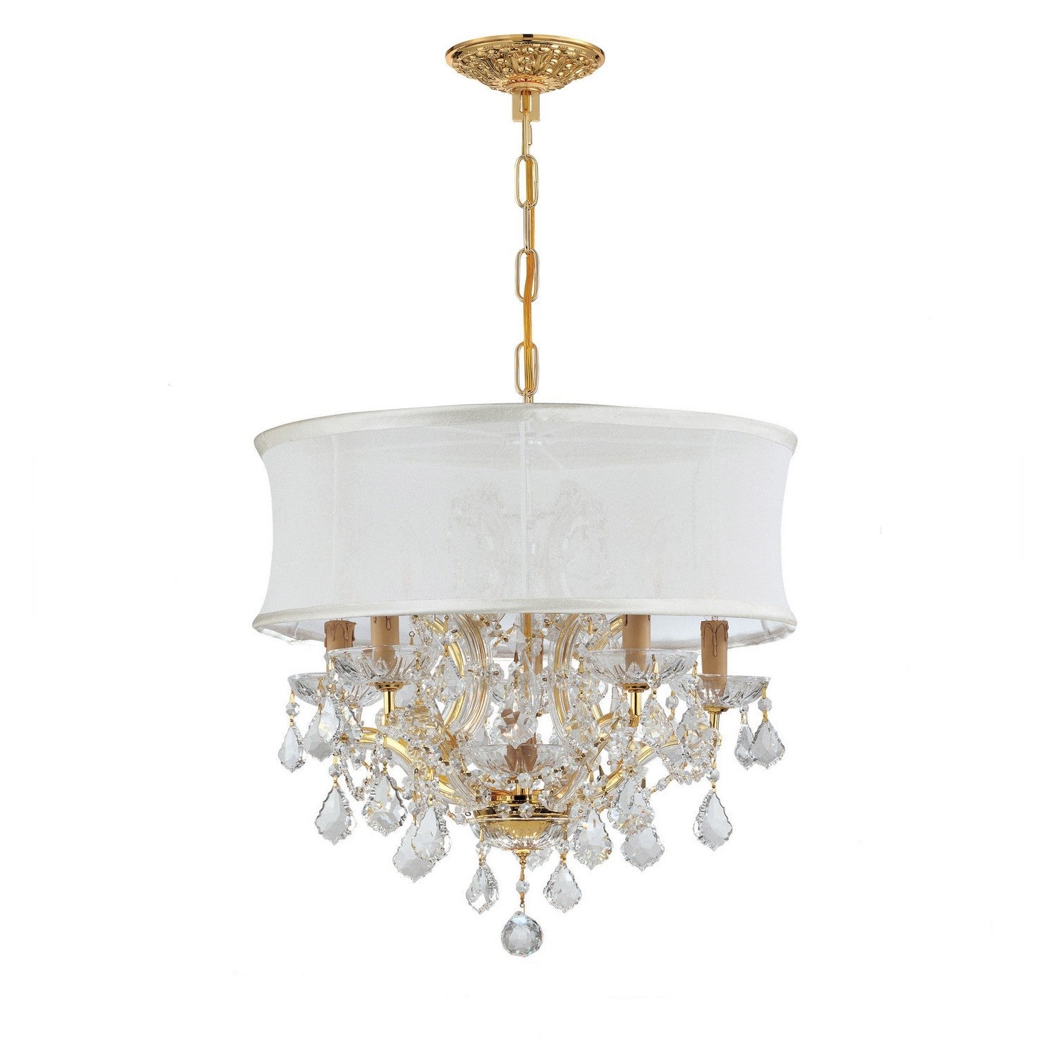  Brentwood 6-Light Mini Chandelier In Gold