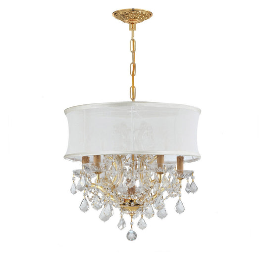  Brentwood 6-Light Mini Chandelier In Gold