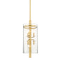  Baxter 6 Light Pendant In Aged Brass
