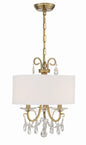  Othello 3-Light Chandelier In Vibrant Gold