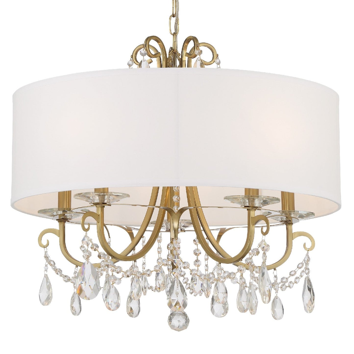 Othello 5-Light Chandelier In Vibrant Gold