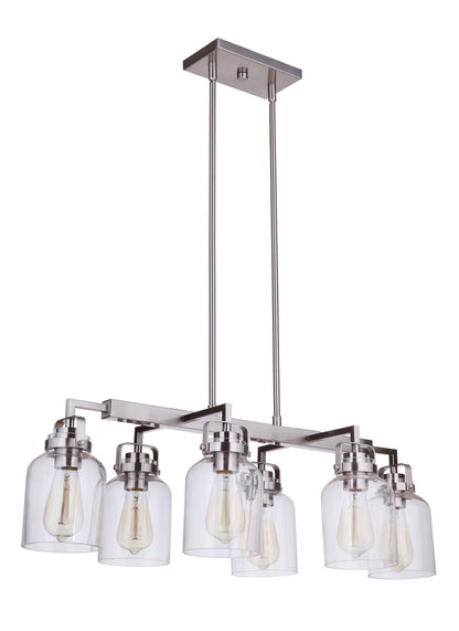  Foxwood Six Light Island Pendant