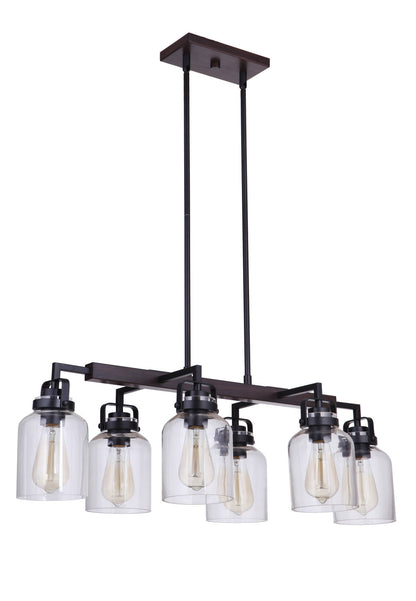  Foxwood Six Light Island Pendant