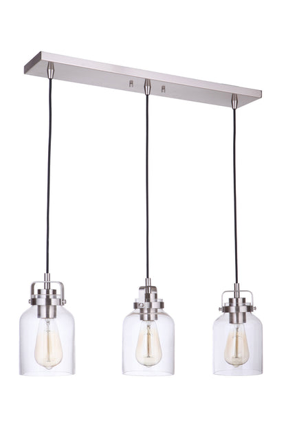  Foxwood Three Light Linear Pendant