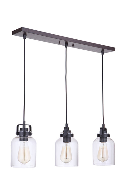  Foxwood Three Light Linear Pendant