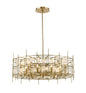 Z-LIte Garroway Nine Light Chandelier In Aged Brass