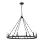 Z-LIte Barclay 12 Light Chandelier In Matte Black