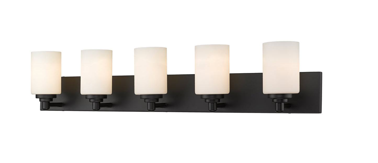 Z-LIte Soledad 5-Light Vanity In Matte Black