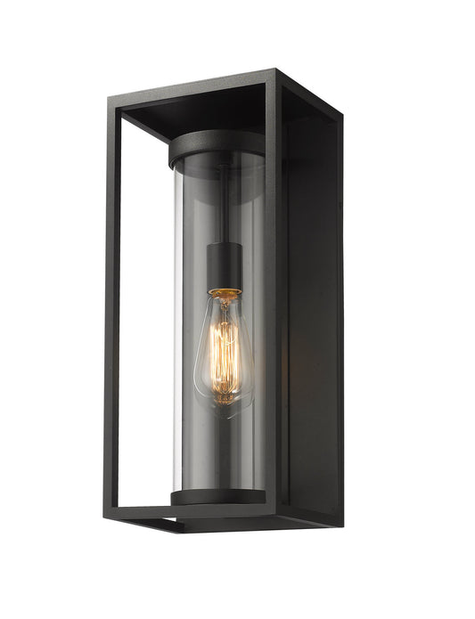 Z-LIte Dunbroch 1-Light Outdoor Wall Sconce In Black