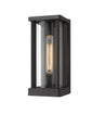 Z-LIte Glenwood 1-Light Outdoor Wall Sconce In Black