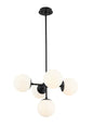Z-LIte Midnetic 5-Light Pendant In Matte Black