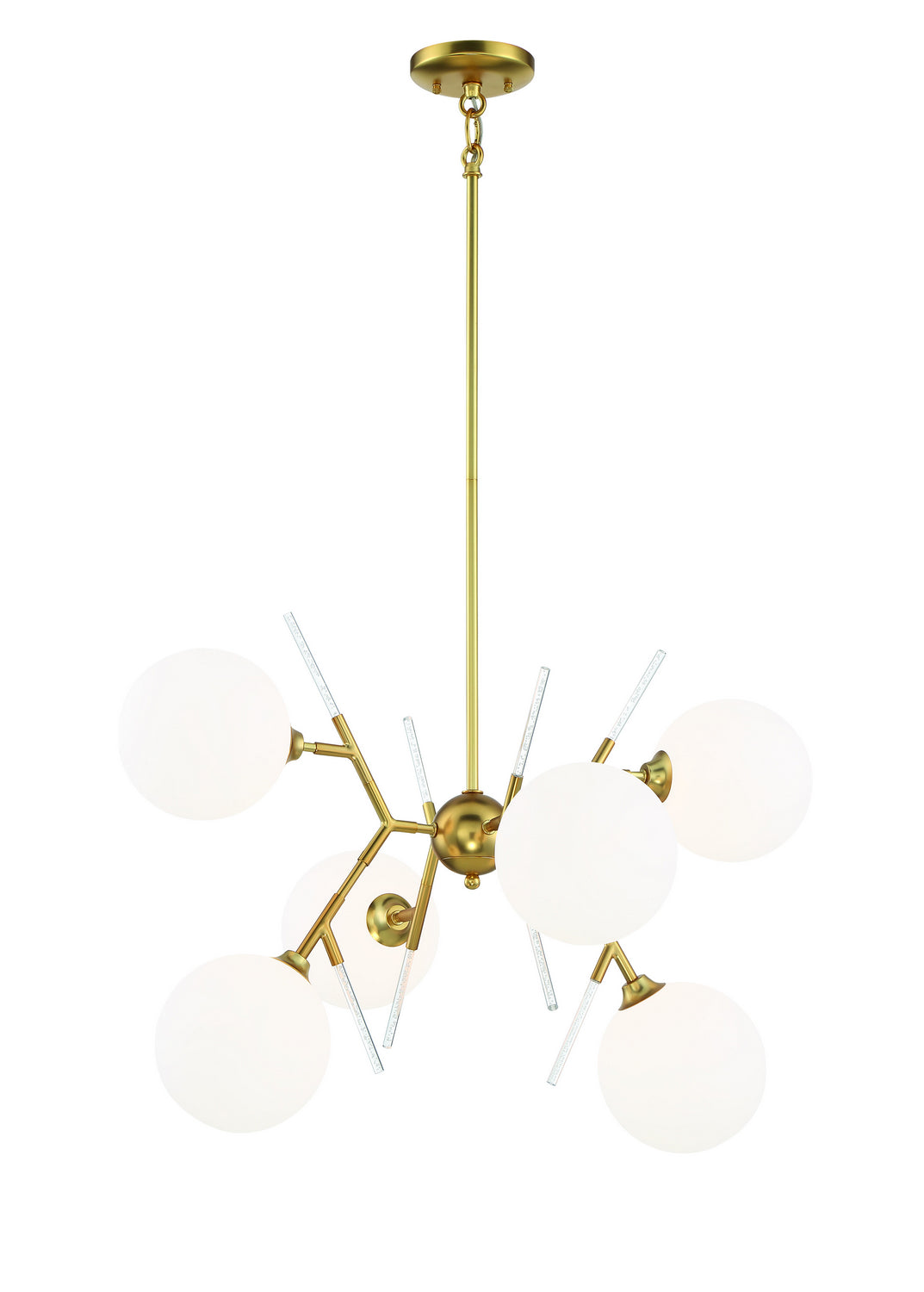  Polares 6-Light Chandelier In Honey Gold