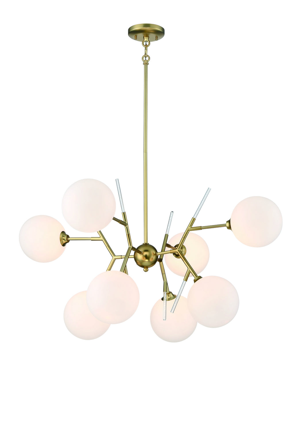  Polares 8-Light Chandelier In Honey Gold