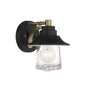  Westfield Manor 1-Light Bath Vanity In Sand Coal With Soft Brass & Clear Seedy Glass