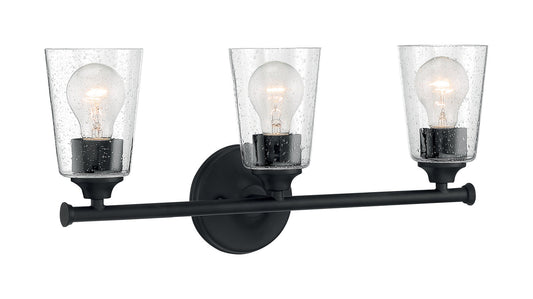  Bransel 3-Light Vanity In Matte Black