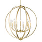 Golden Lighting Colson 9-Light Chandelier In Olympic Gold With No Shade