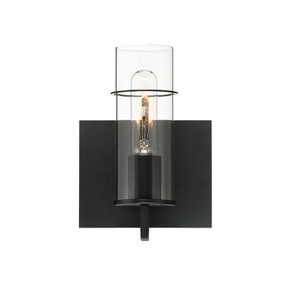  Pista 1-Light Wall Sconce In Black