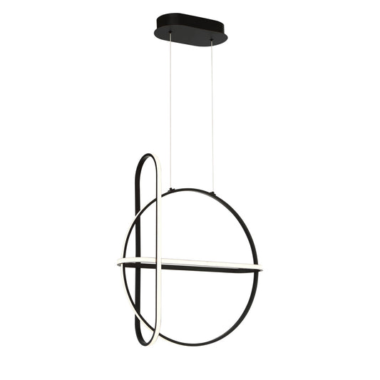  Berkley LED Chandelier In Matte Black