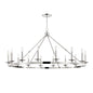  Allendale 16 Light Chandelier In Polished Nickel
