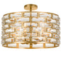  Meridian 6-Light Ceiling Mount In Antique Gold