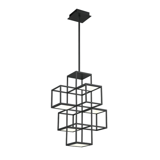  Ferro LED Pendant In Black