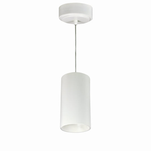  25W 3" Ilene Cylinder LED Mini Pendant In White