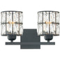  Gibson 2-Light Bath Vanity In Matte Black