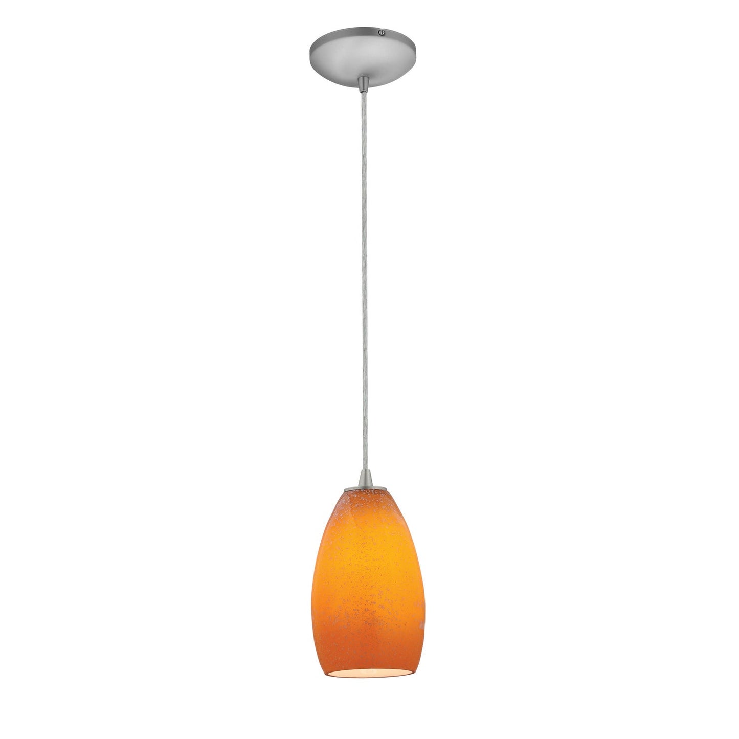  Champagne 1-Light Cable Hung Pendant