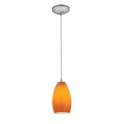  Champagne 1-Light Cable Hung Pendant