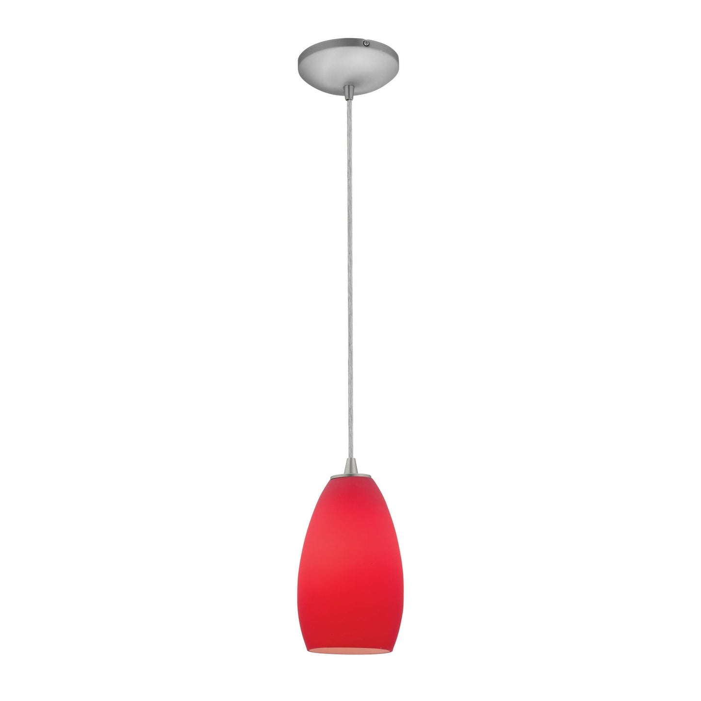  Champagne 1-Light Cable Hung Pendant