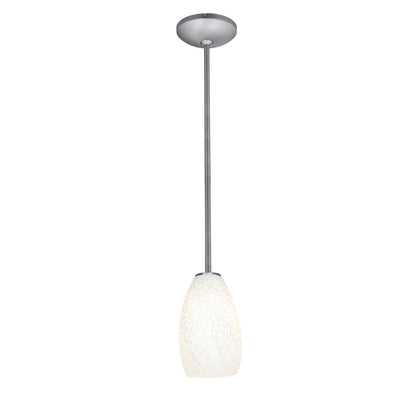 Champagne 1-Light Downrod Pendant